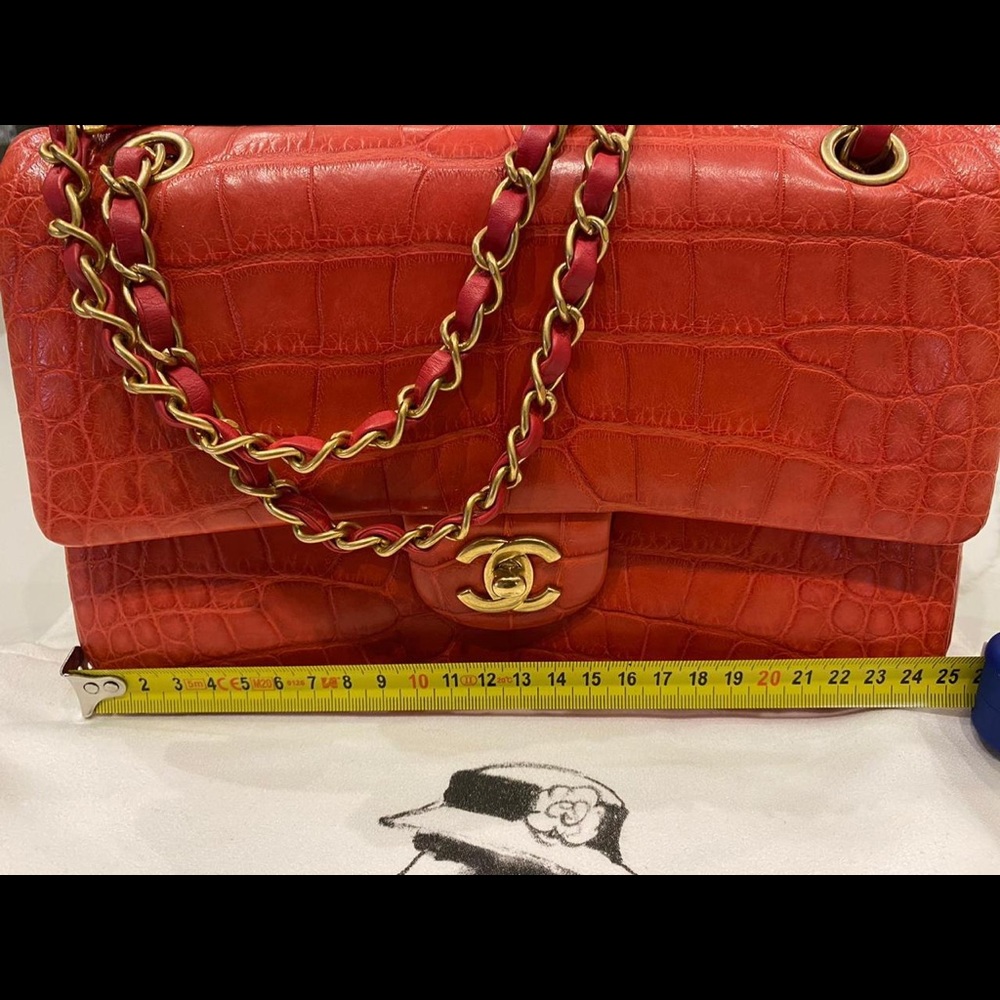 Chanel Crocodile Classic medium bag with GHW - Picture 3 of 15
